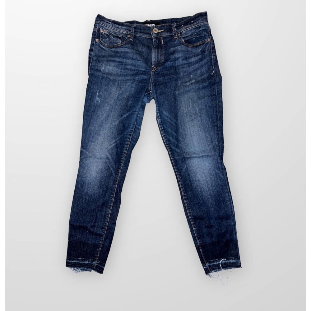 Express Repreve Mid Rise Stretch Ankle Leggings